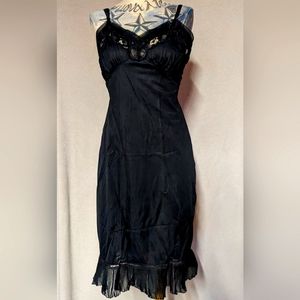 Vintage new with tags black slip